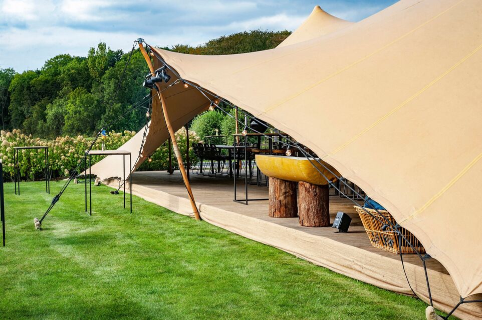 Stretch tent 200 m² - nomadic tent - bedouinetent huren