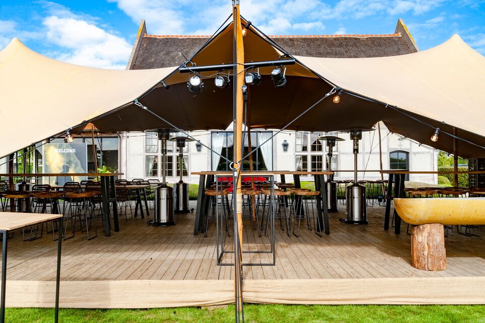 Stretch tent 200 m² - nomadic tent - bedouinetent huren