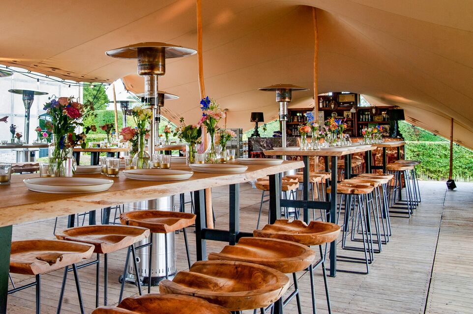 Stretch tent 200 m² - nomadic tent - bedouinetent huren