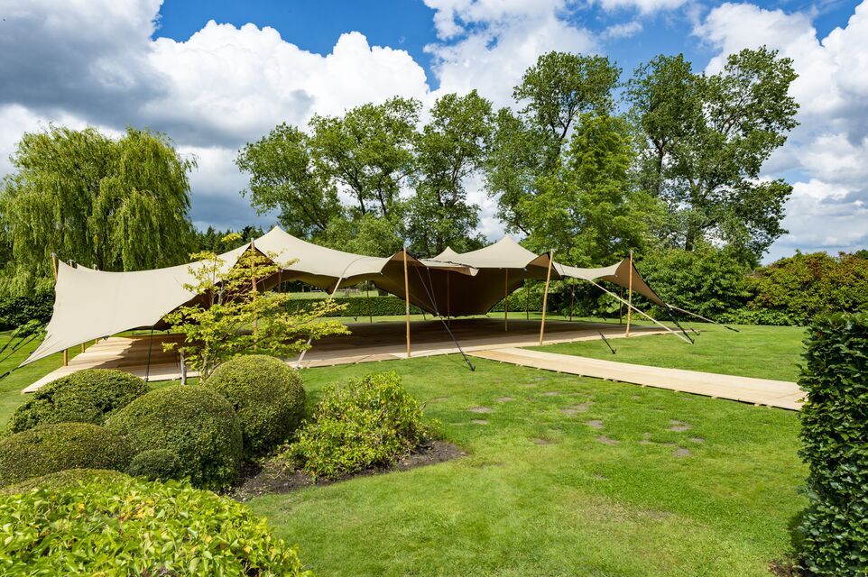 Stretchtent ceremonie I  Ceremonietent Stretch tent huren I stretched.be