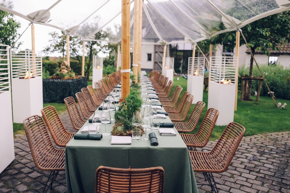 Transparante sailcloth tent huren? 