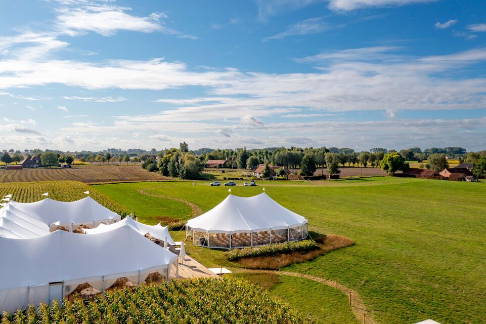 Sailcloth huren I Weddingtent I Silhouette tent