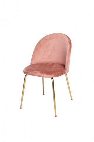 rose velvet chair huren - stretched.be