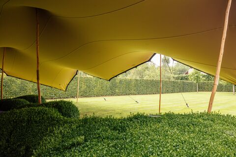 Stretch tent 100m2 nomadic tent bedouinetent huren stretched
