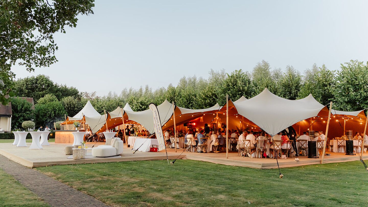 Stretch tent huren I tuinfeest I Stretchtent I organictent I 