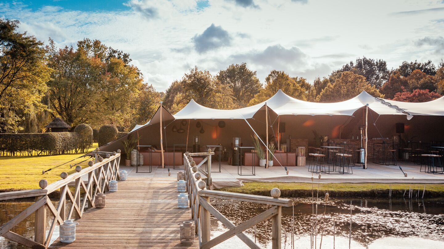 Stretch tent huren I tuinfeest I Stretchtent I organictent I 