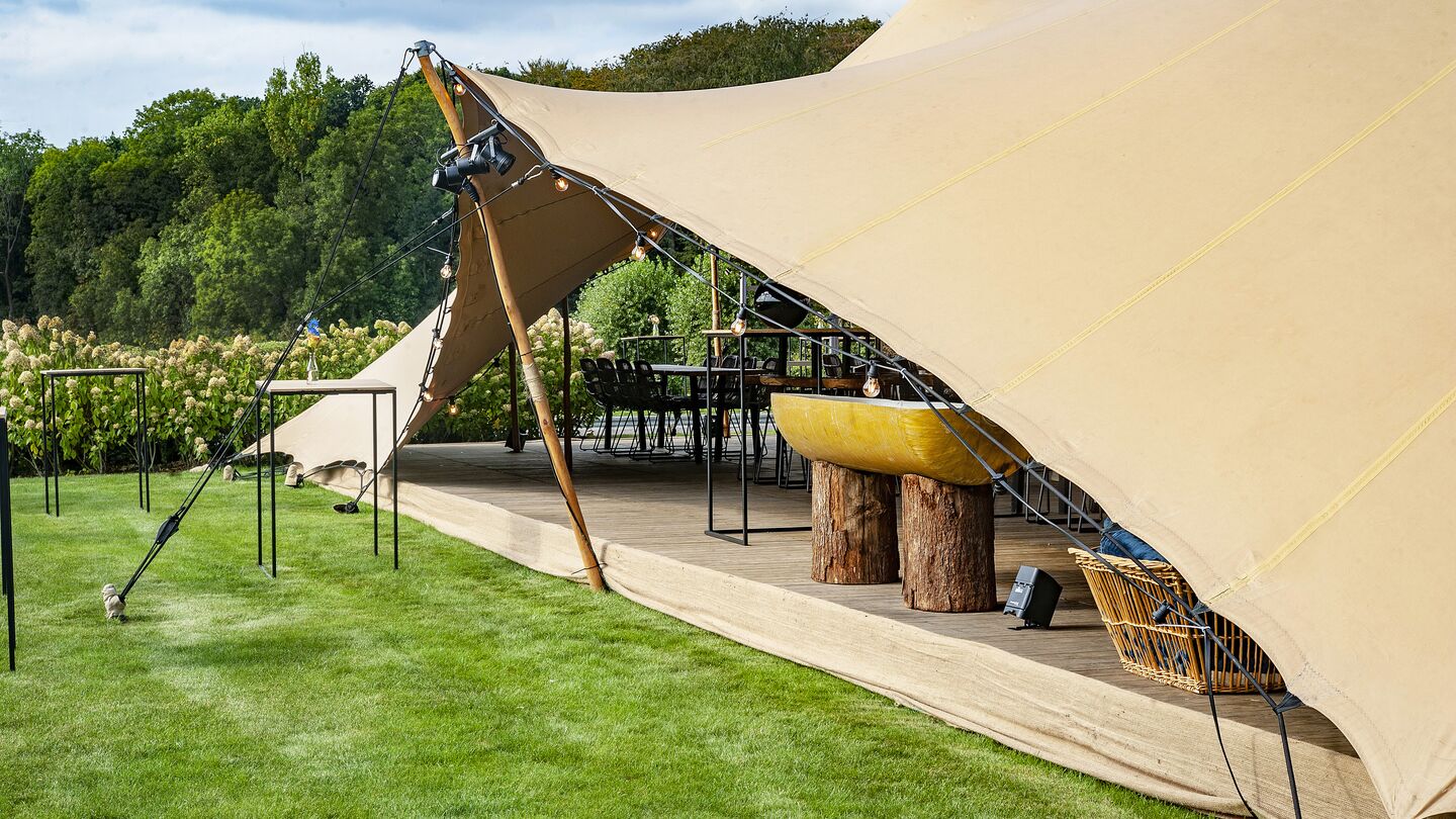 Stretch tent 200 m² - nomadic tent - bedouinetent huren