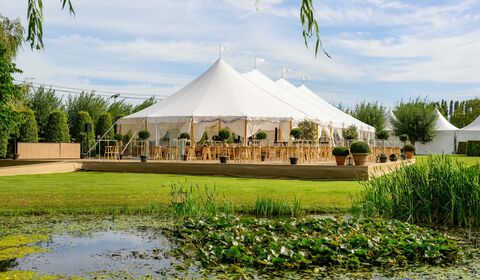 Sailcloth silhouette tent huren I organic tent I Stretched.be